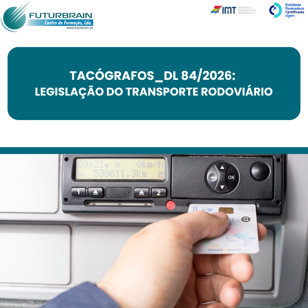 TACÓGRAFOS_DL 84/2026: Transporte Rodoviário 