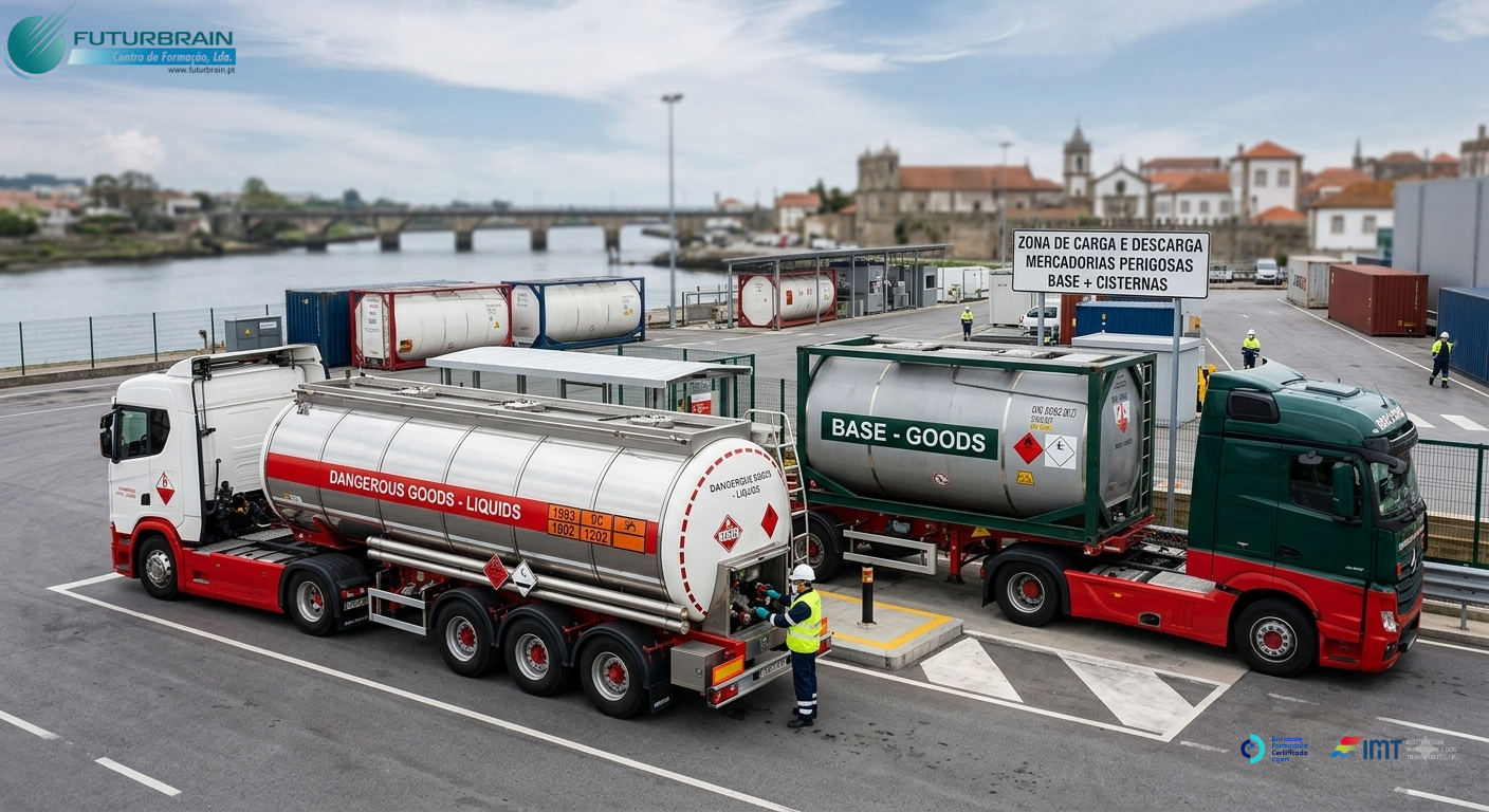 ADR - Transporte Mercadorias Perigosas - ADR Base + Cisternas